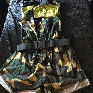 Camo jumper with tank